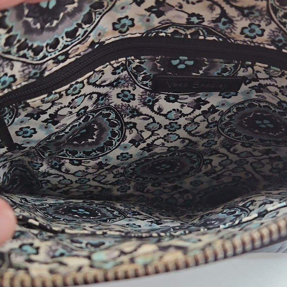 Vera Bradley Black Leather Crossbody Bag - Picture 6 of 12